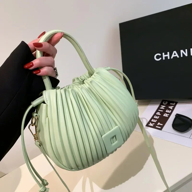 Borsa a tracolla vintage Plissè