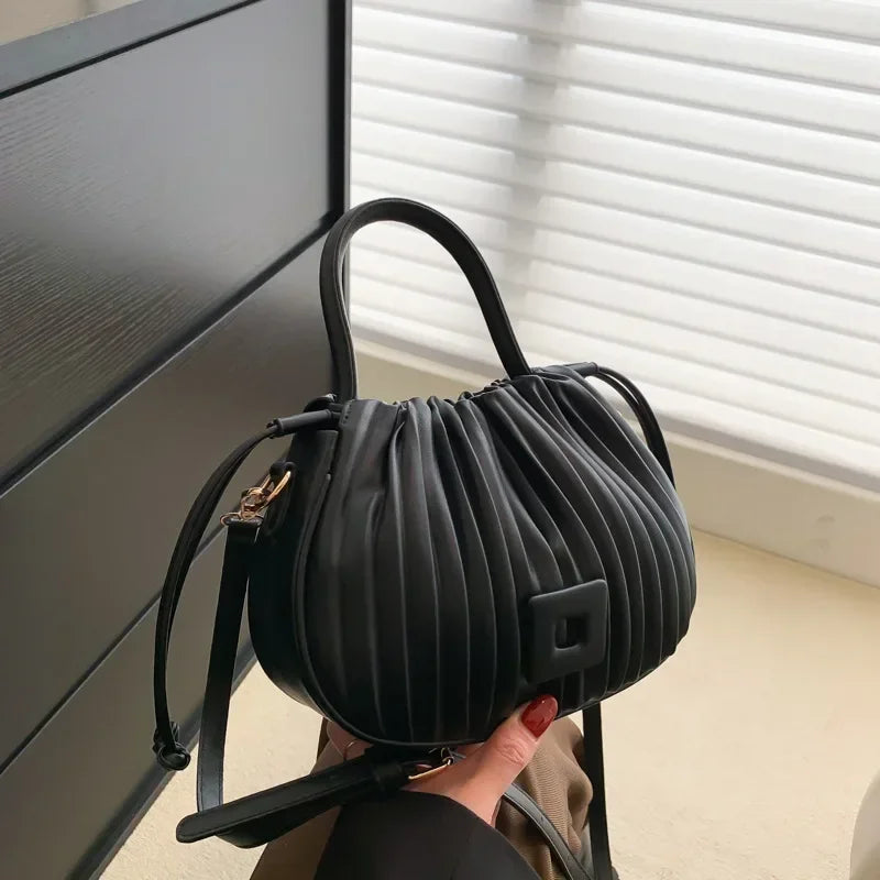 Borsa a tracolla vintage Plissè